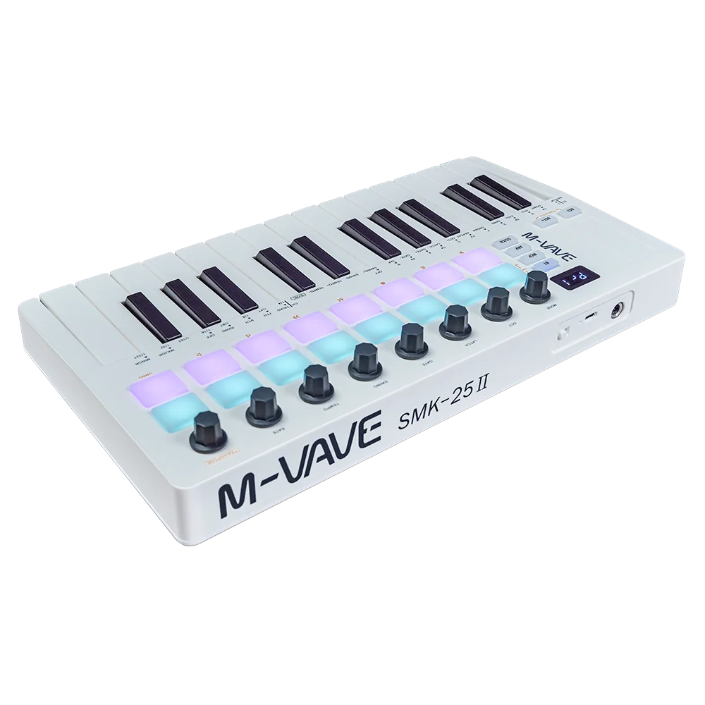 【期間限定値下げ】ワイヤレス MIDIキーボード M-Vave SMK25 SMK25-II - M-VAVE